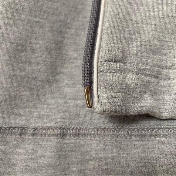 Adidas Gray Zip Up Sweatshirt - Picture 7 of 8
